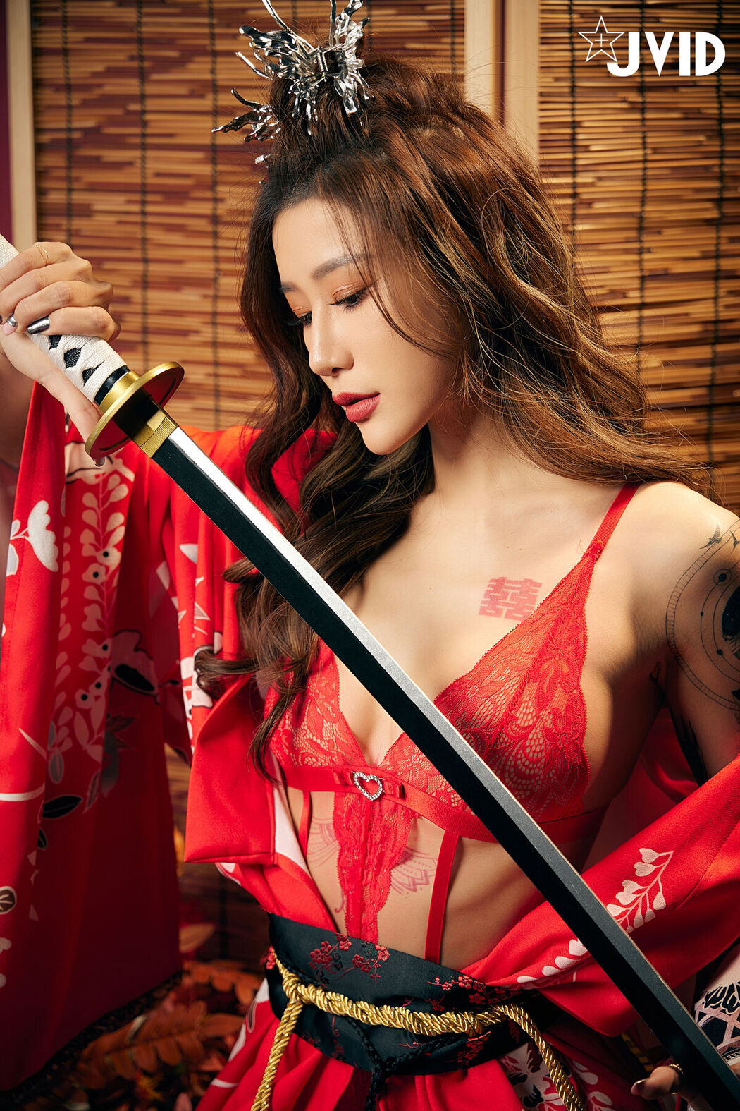 JVID Lara 雙囍 – 聖上寵幸首選 傾國傾城囍媚娘 婀娜多姿 酥胸外露 Part02 (68P)