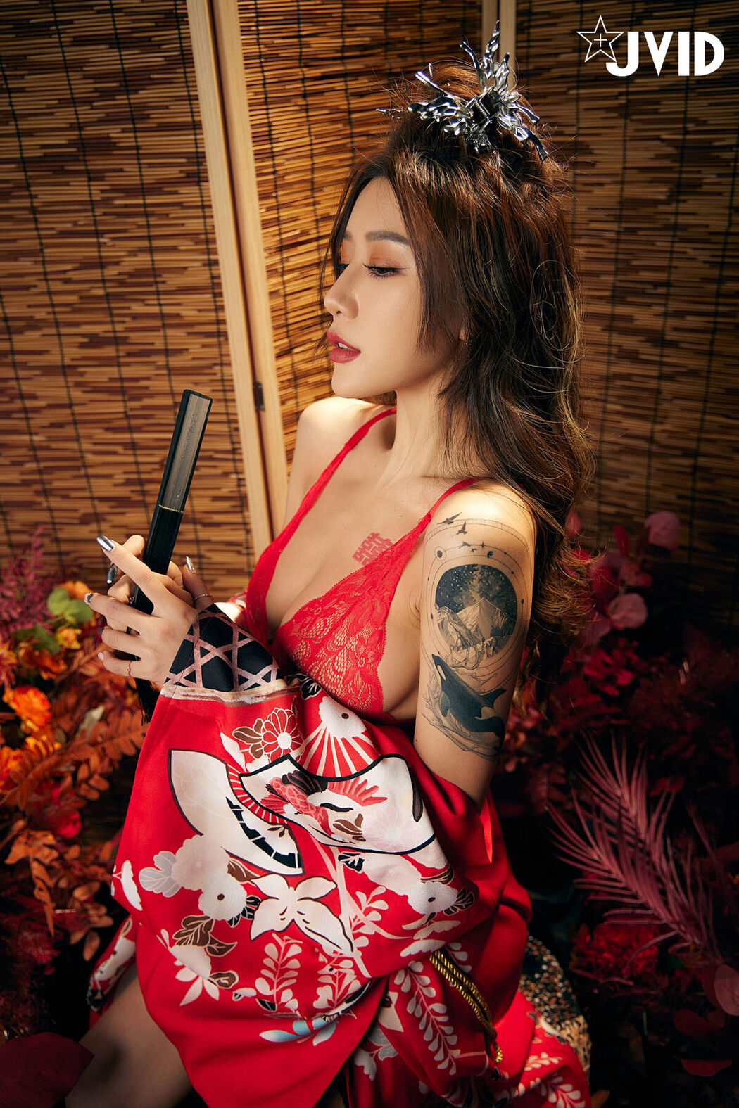 JVID Lara 雙囍 – 聖上寵幸首選 傾國傾城囍媚娘 婀娜多姿 酥胸外露 Part02 (68P)