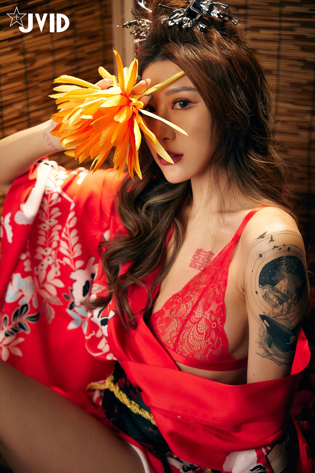 JVID Lara 雙囍 – 聖上寵幸首選 傾國傾城囍媚娘 婀娜多姿 酥胸外露 Part01 (69P)