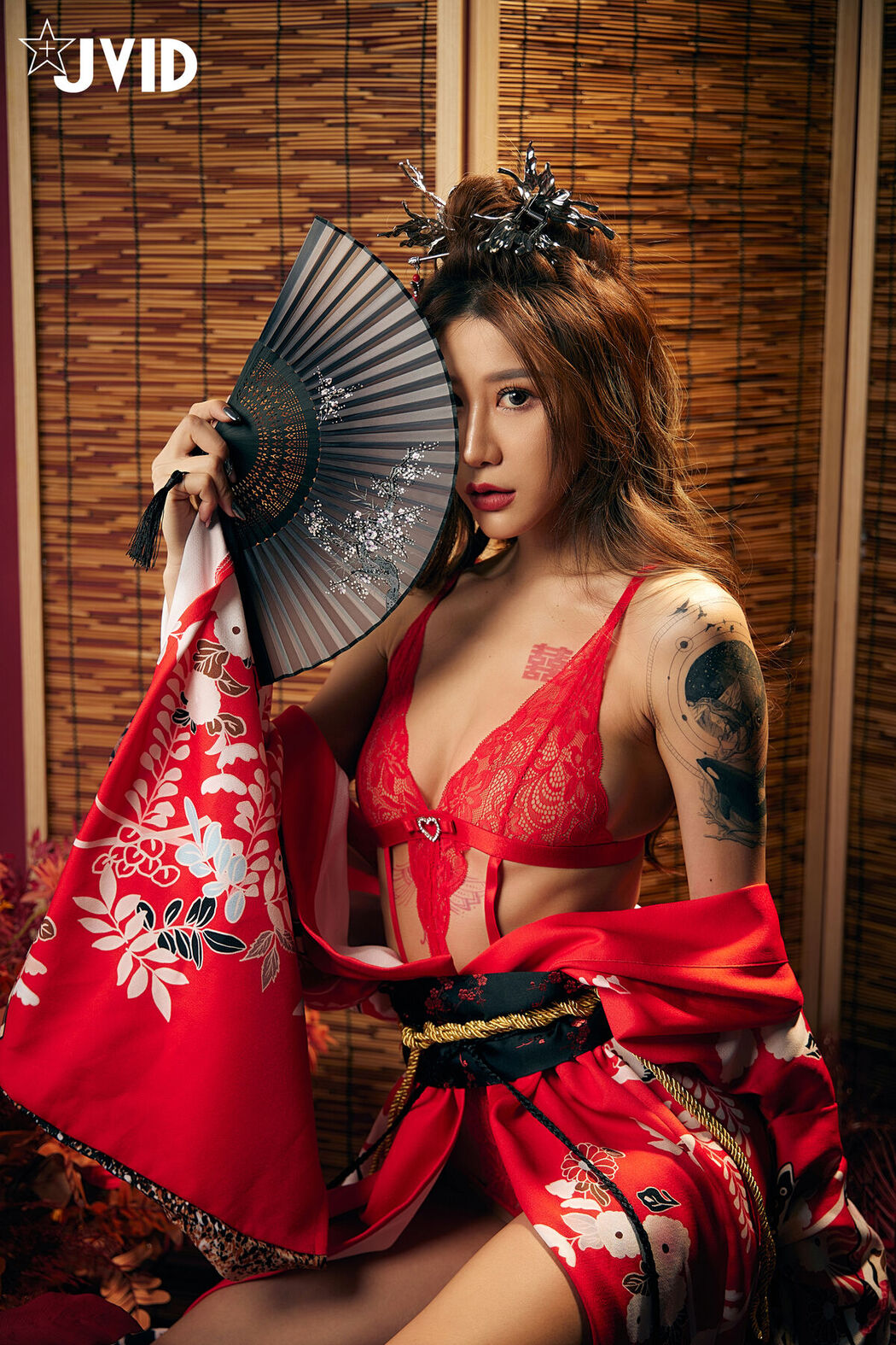 JVID Lara 雙囍 – 聖上寵幸首選 傾國傾城囍媚娘 婀娜多姿 酥胸外露 Part01 (69P)