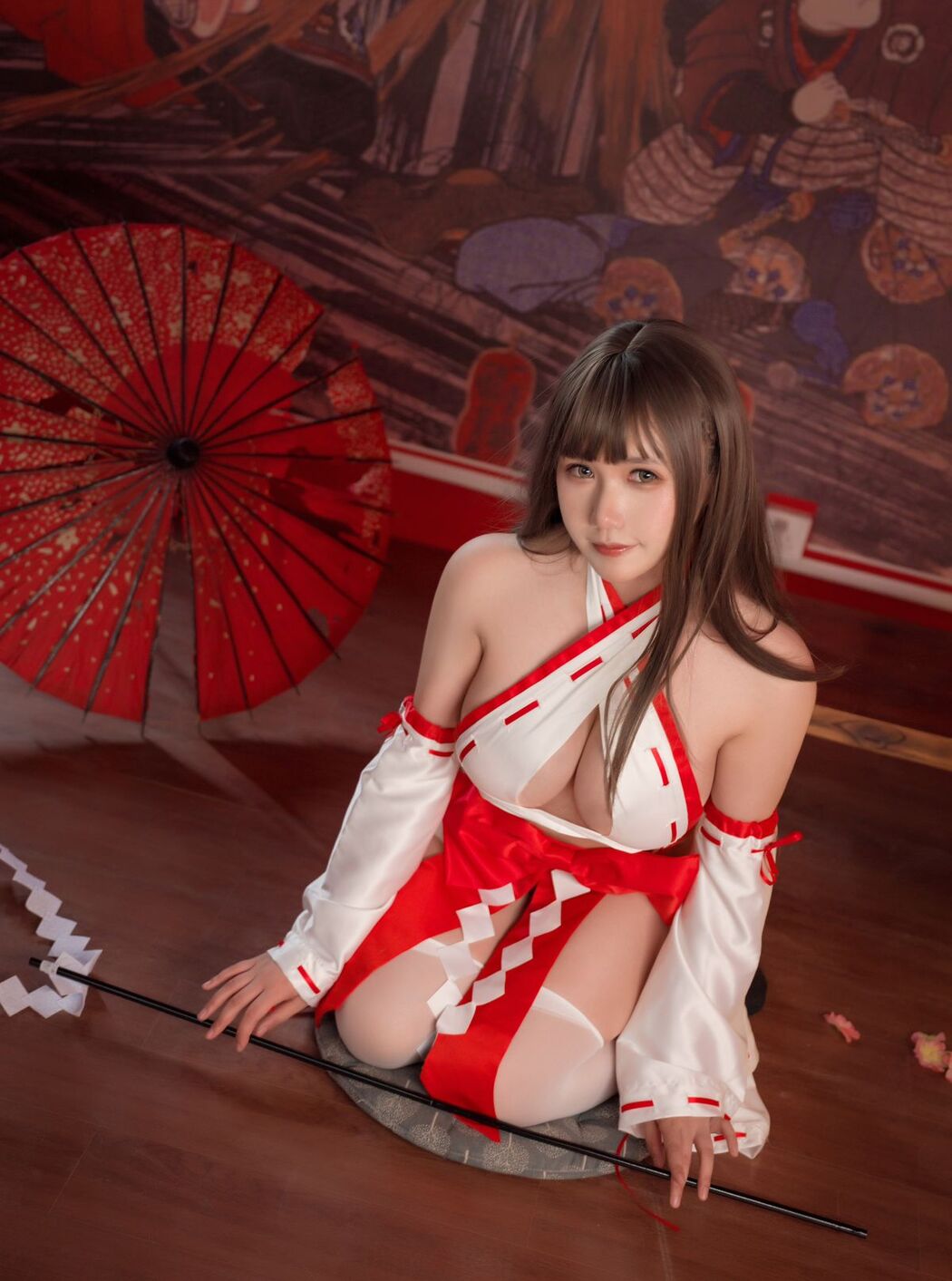 Coser@麻花麻花酱 &#8211; 巫女系列 (51P)