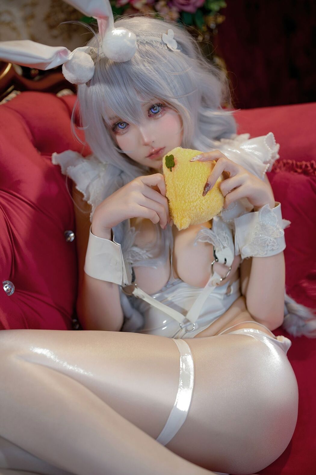 Coser@小祭漓 &#8211; 懒懒的白兔 恶毒 (41P)