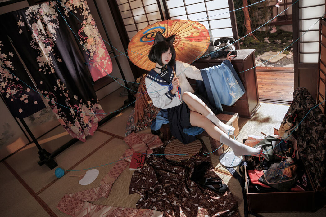 Coser@纸悦Etsu_ko – 桔梗毛线团 (26P)