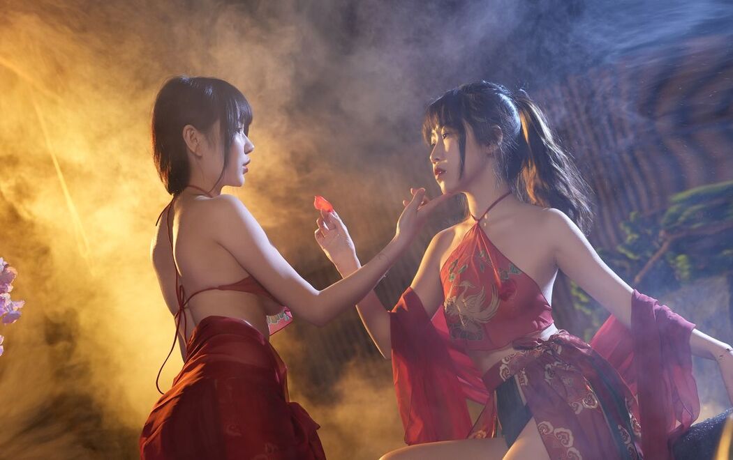 Coser@Tina很妖孽呀 And 不呆猫 – 古风双人 (17P)
