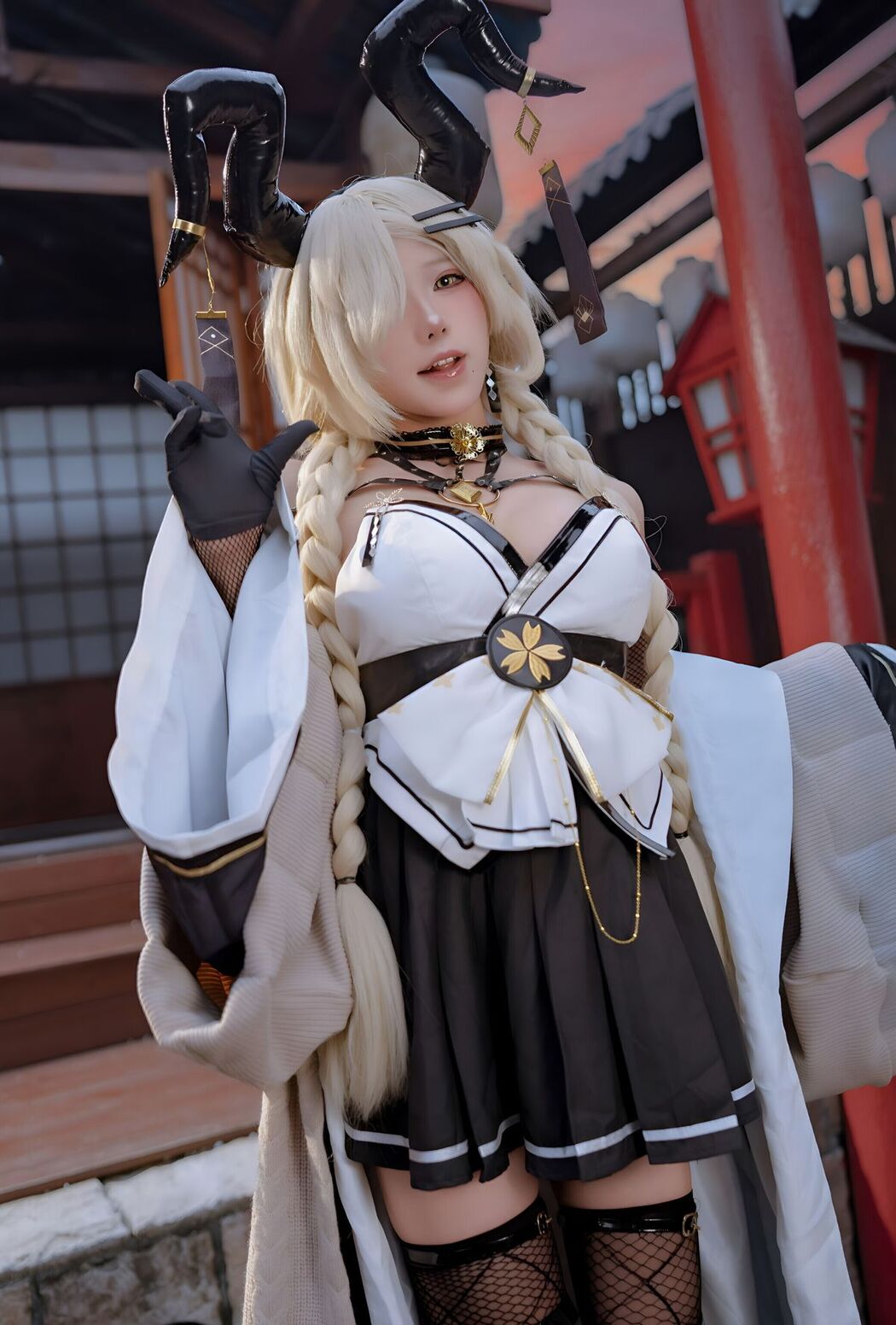 Coser@黏黏团子兔 – 须臾望月抄 – 尾张 Part1 (62P)