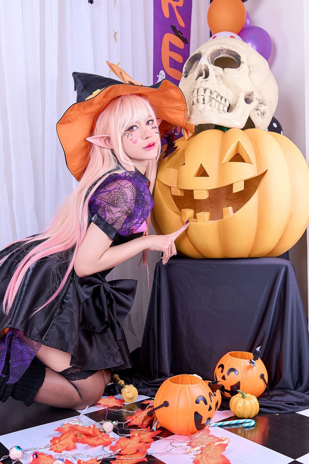 Coser@PingPing – Marin Kitagawa Halloween (45P)