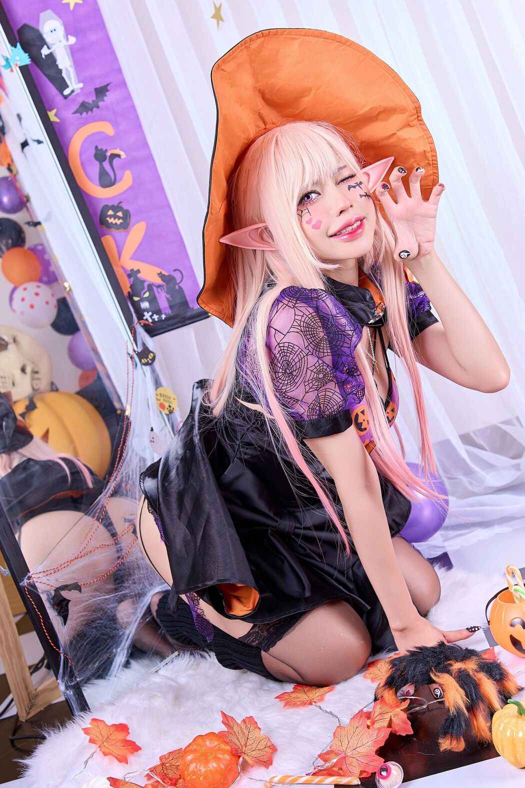 Coser@PingPing – Marin Kitagawa Halloween (45P)
