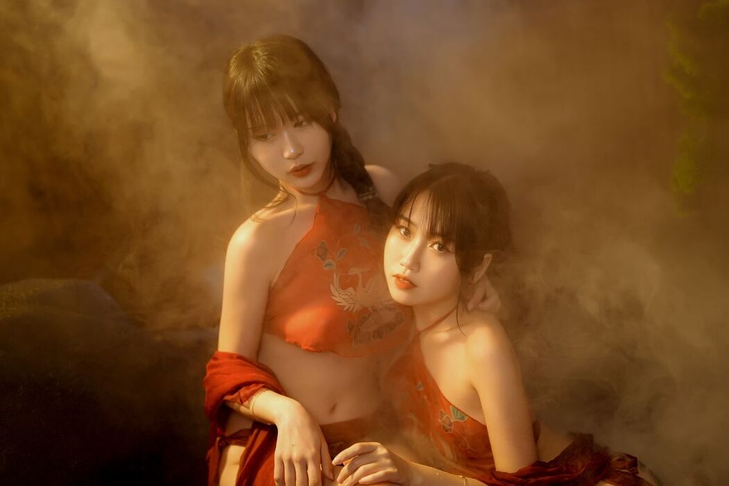 Coser@Tina很妖孽呀 And 不呆猫 – 古风双人 (17P)