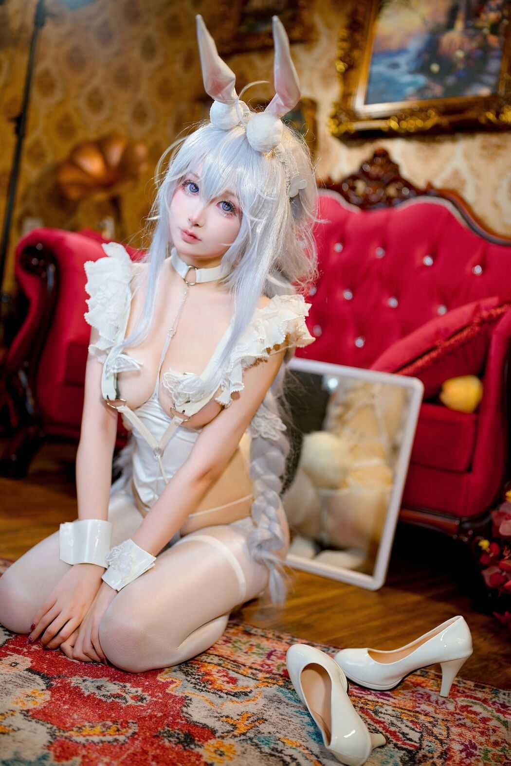 Coser@小祭漓 &#8211; 懒懒的白兔 恶毒 (41P)