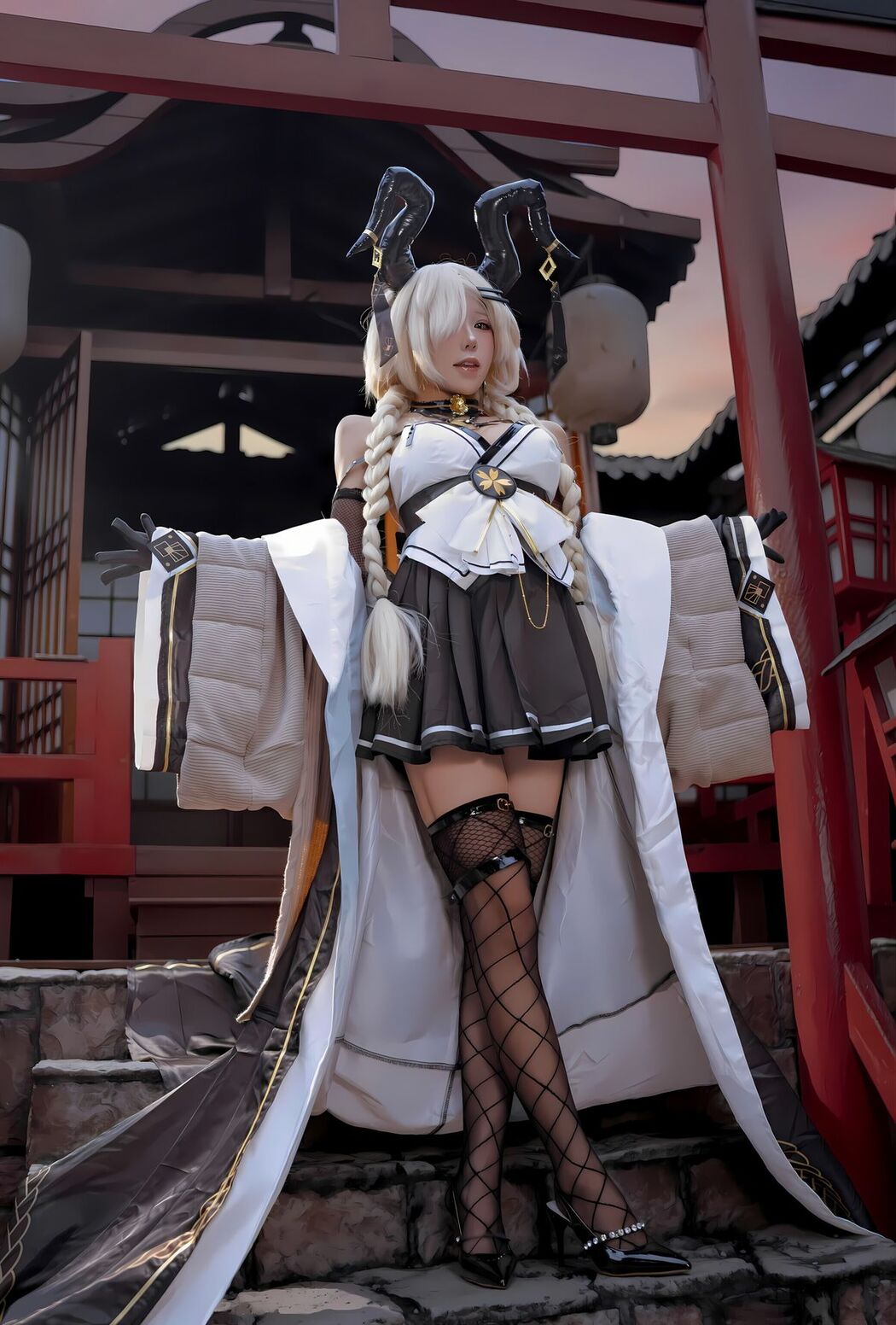 Coser@黏黏团子兔 – 须臾望月抄 – 尾张 Part1 (62P)