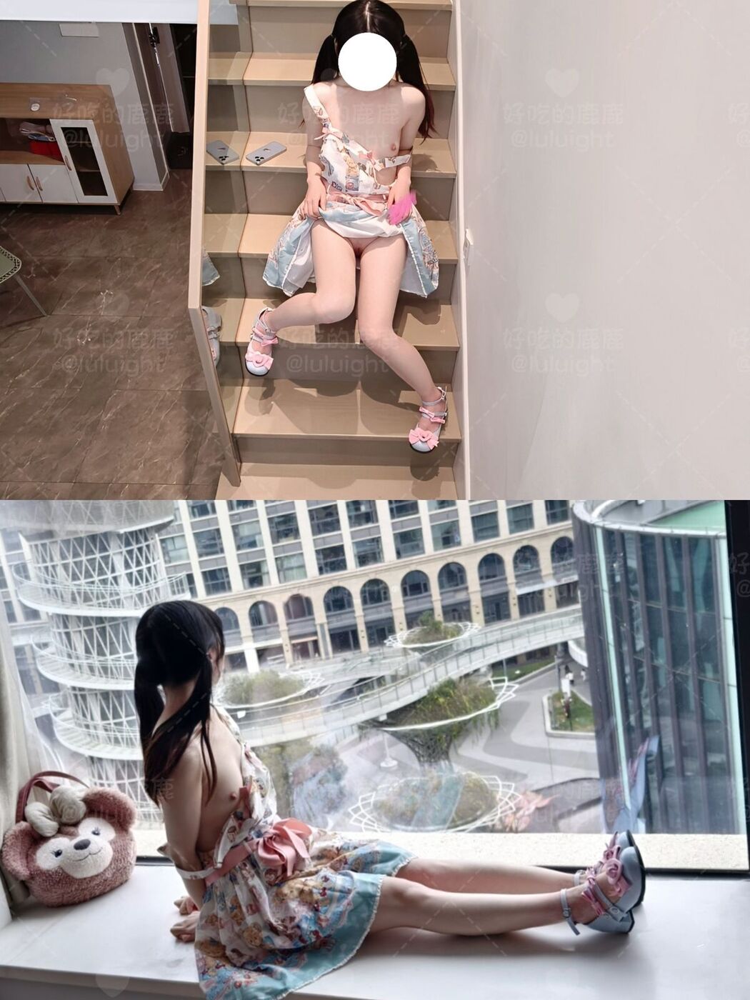 Coser@好吃的鹿鹿 And luluight – 顶级Cos白虎萝莉 私拍福利 Part01 (62P – 58V)