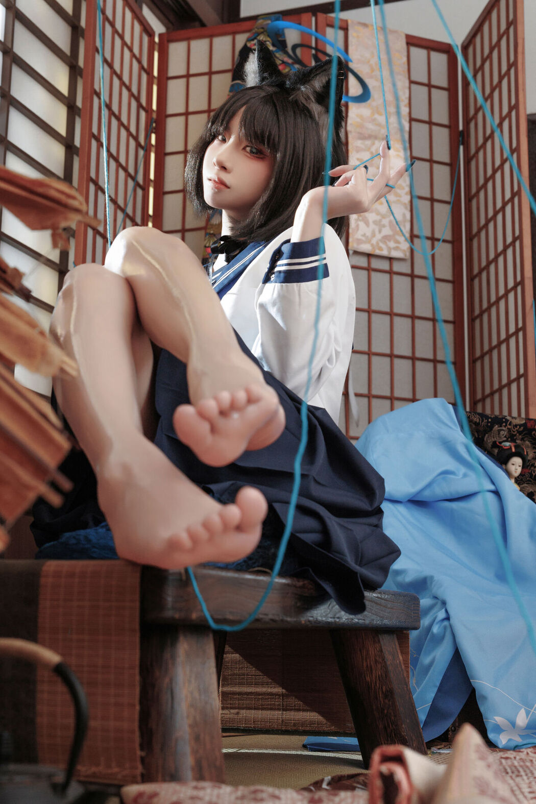 Coser@纸悦Etsu_ko – 桔梗毛线团 (26P)