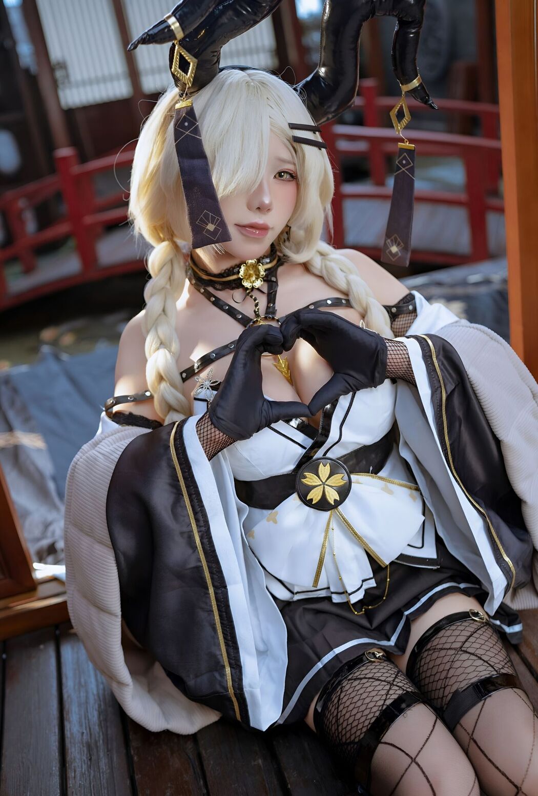 Coser@黏黏团子兔 – 须臾望月抄 – 尾张 Part2 (61P)