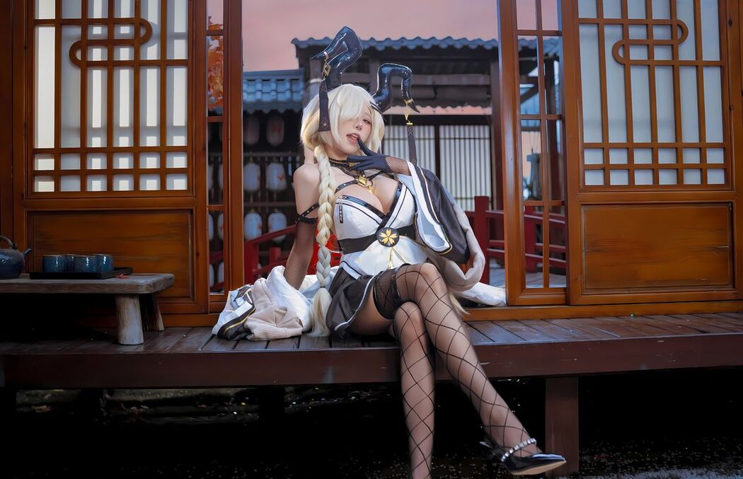 Coser@黏黏团子兔 – 须臾望月抄 – 尾张 Part1 (62P)