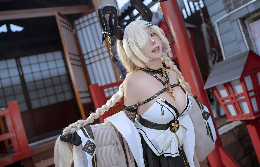 Coser@黏黏团子兔 – 须臾望月抄 – 尾张 Part2 (61P)