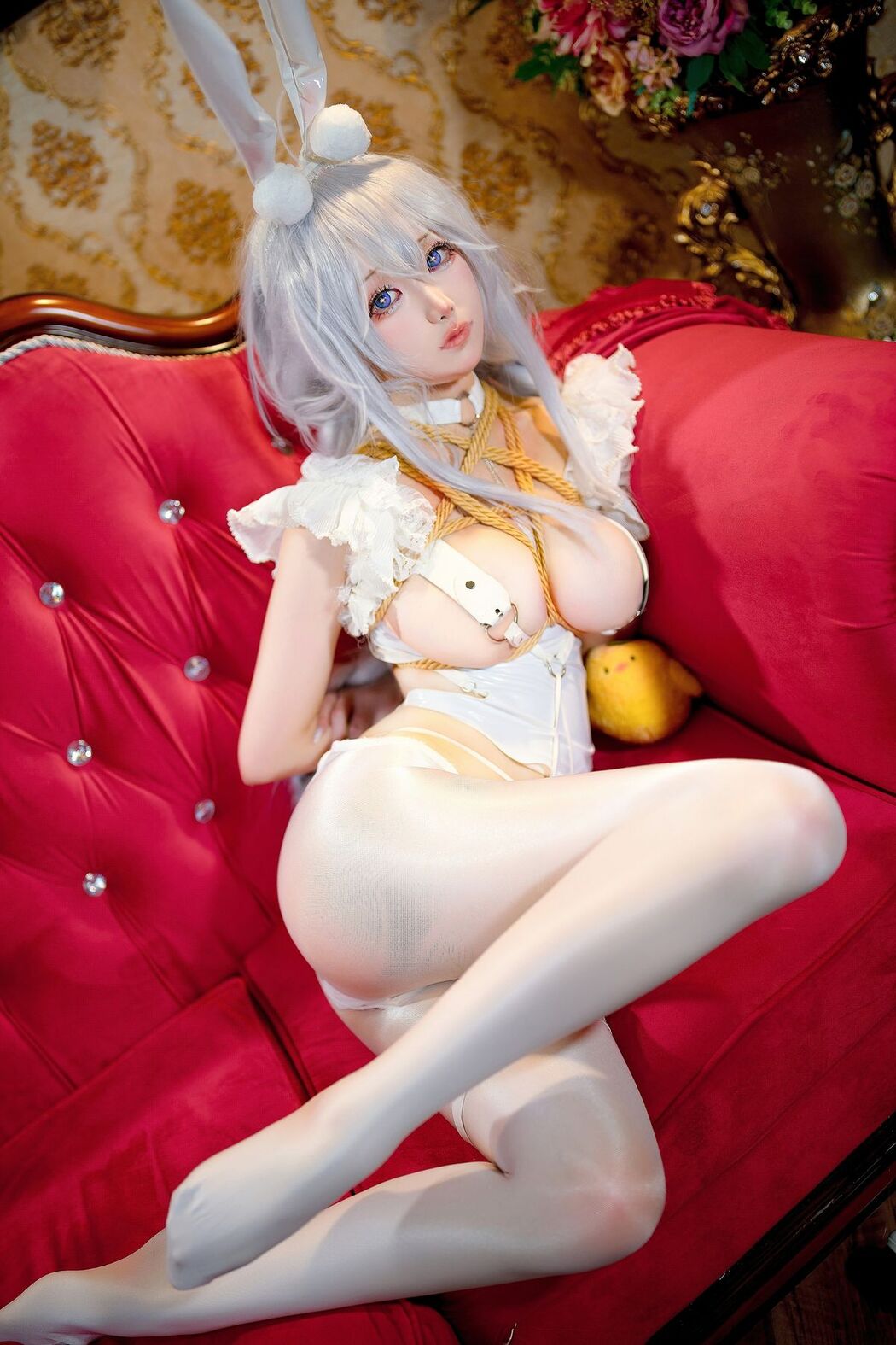 Coser@小祭漓 &#8211; 懒懒的白兔 恶毒 (41P)
