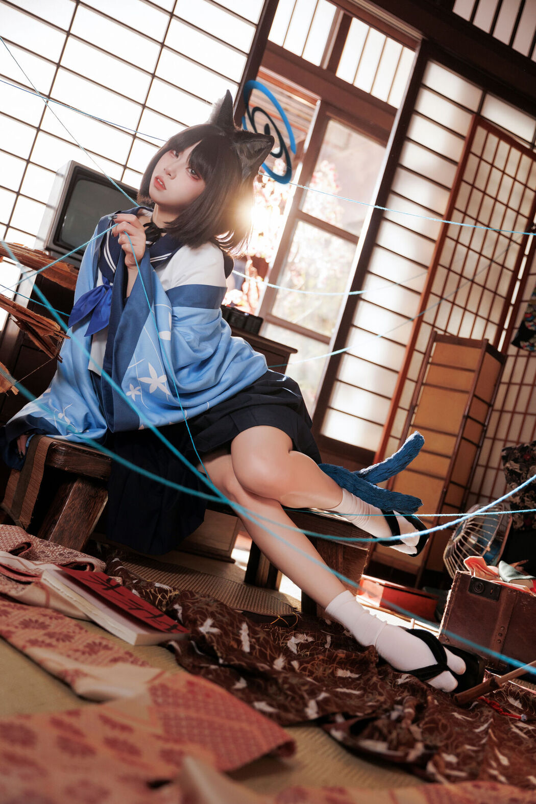 Coser@纸悦Etsu_ko – 桔梗毛线团 (26P)