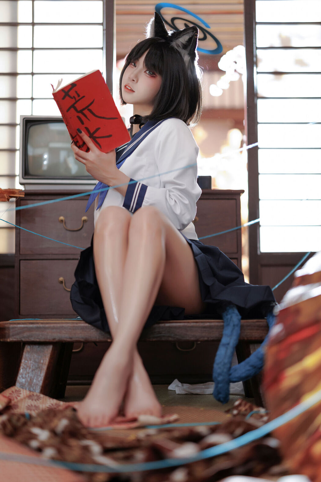 Coser@纸悦Etsu_ko – 桔梗毛线团 (26P)