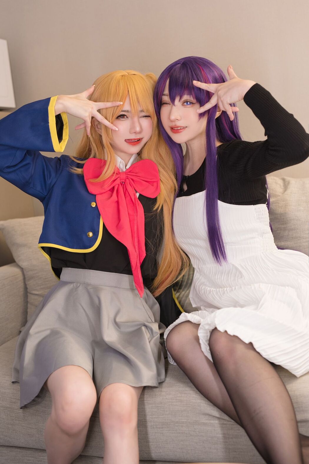 Coser@Sayo Momo And Sally多啦雪 Sally Dorasnow – Ruby And Ai (37P)