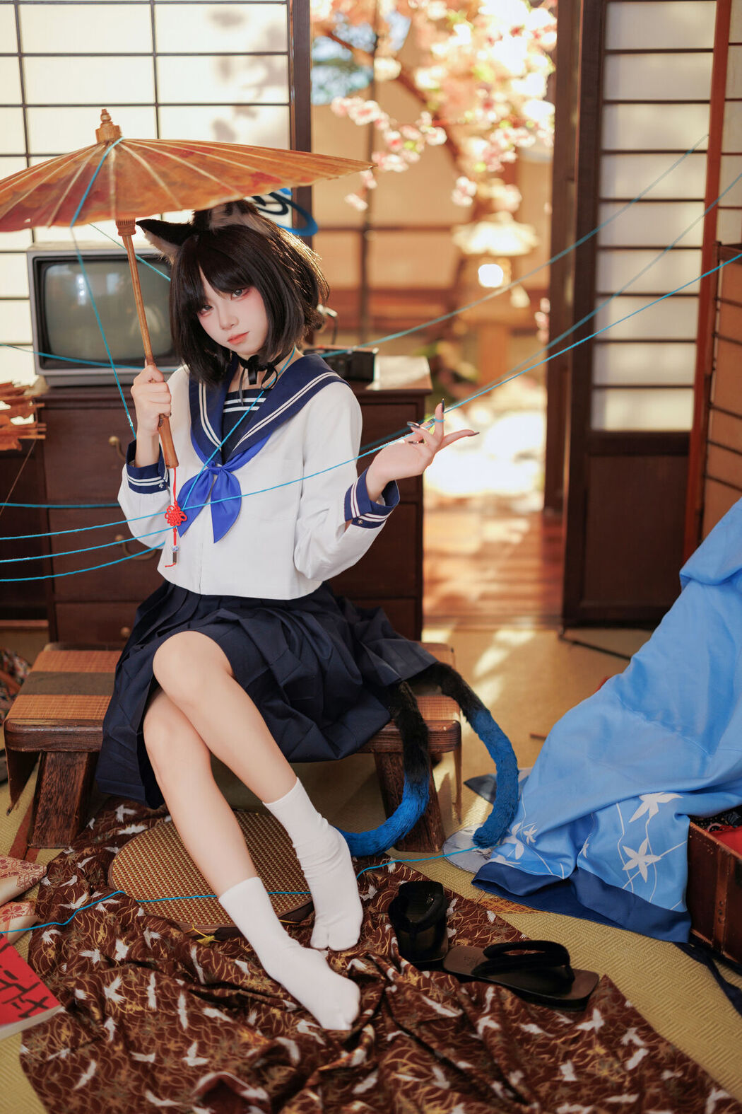 Coser@纸悦Etsu_ko – 桔梗毛线团 (26P)