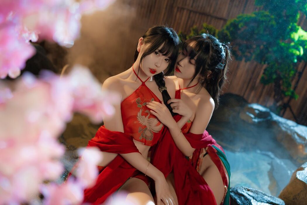 Coser@Tina很妖孽呀 And 不呆猫 – 古风双人 (17P)