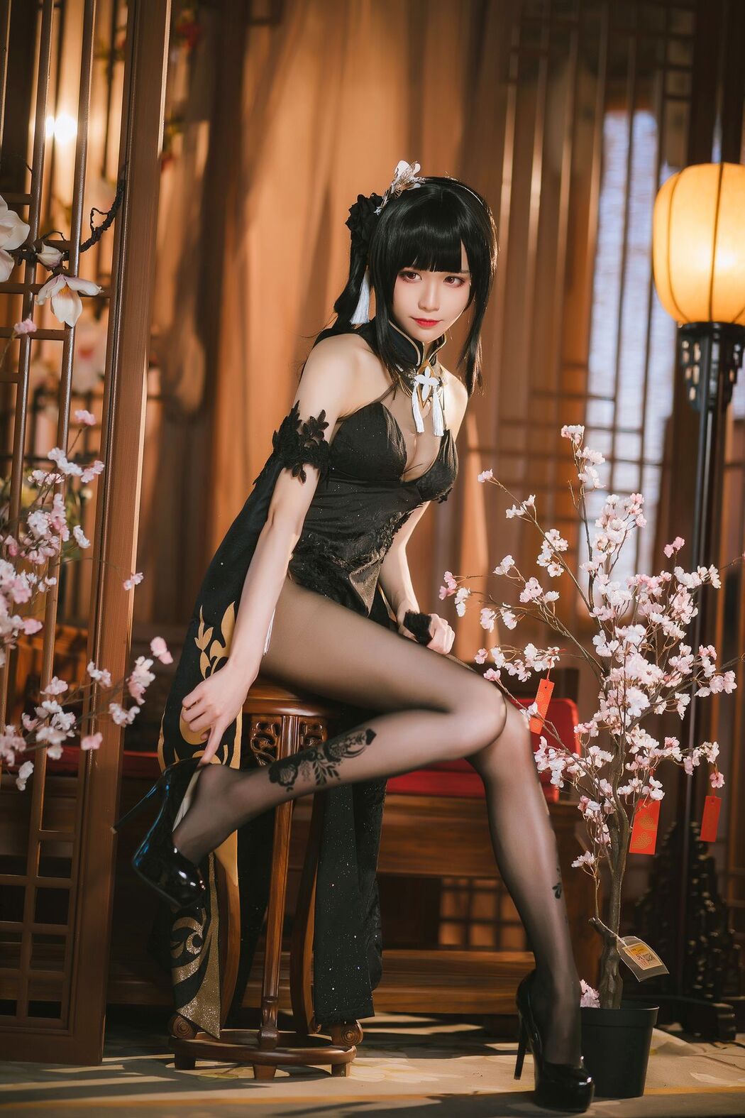 Coser@Tomoyo酱 – 碧蓝航线 镇海旗袍 (28P)