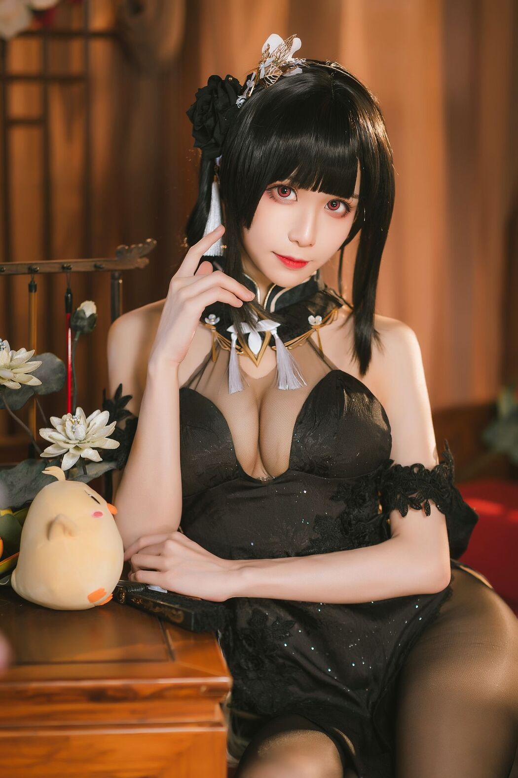 Coser@Tomoyo酱 – 碧蓝航线 镇海旗袍 (28P)