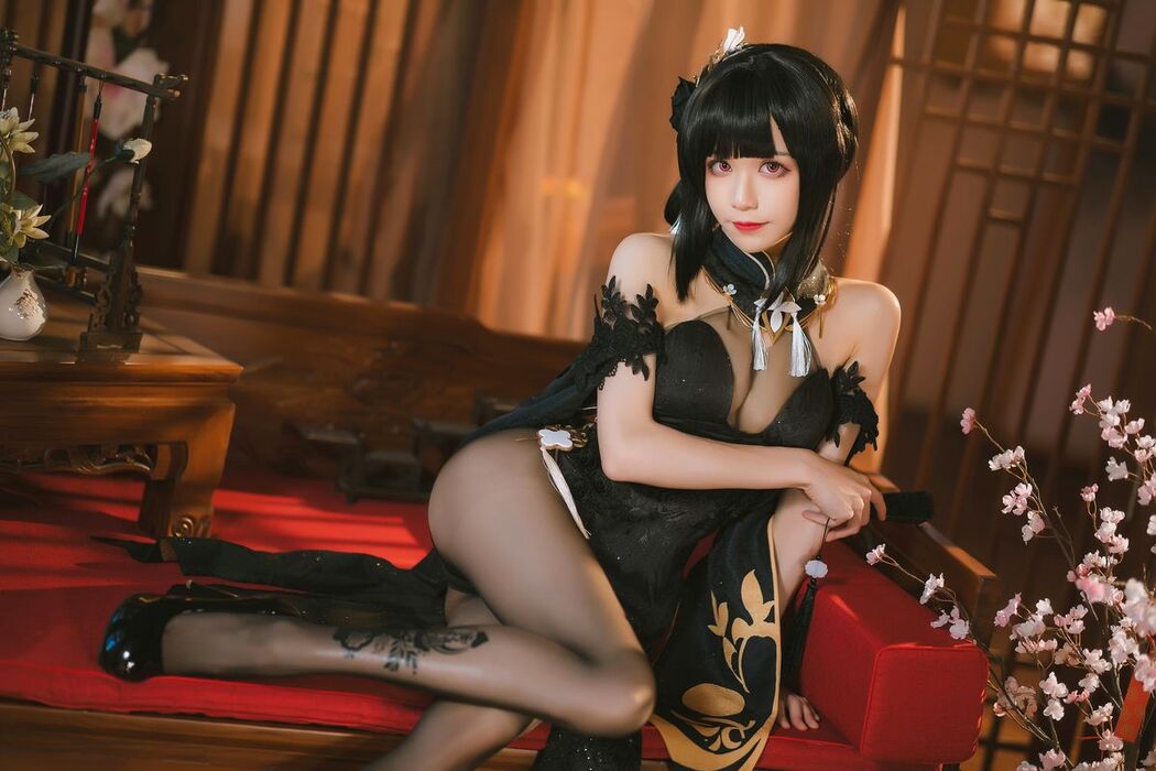 Coser@Tomoyo酱 – 碧蓝航线 镇海旗袍 (28P)