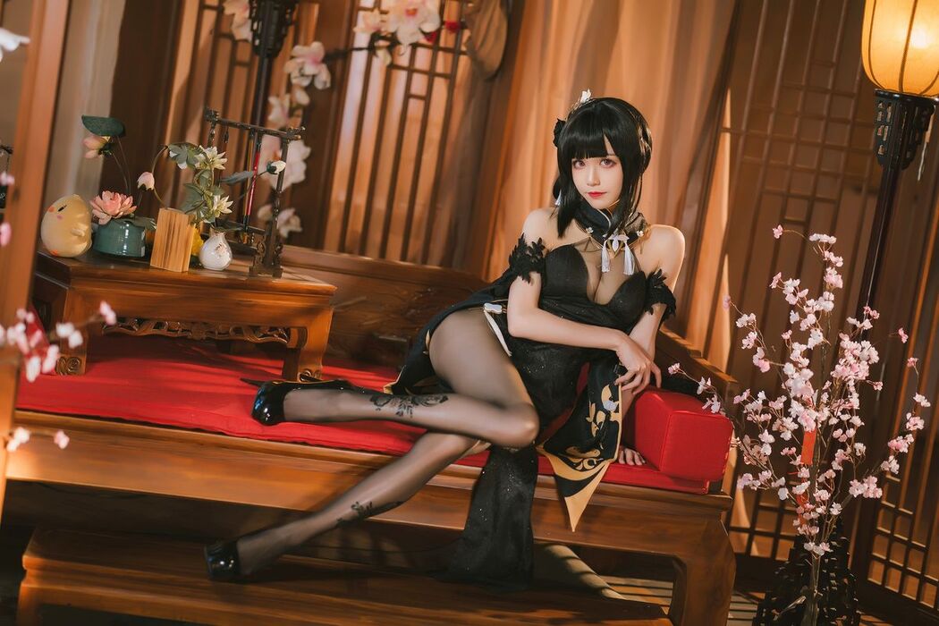 Coser@Tomoyo酱 – 碧蓝航线 镇海旗袍 (28P)