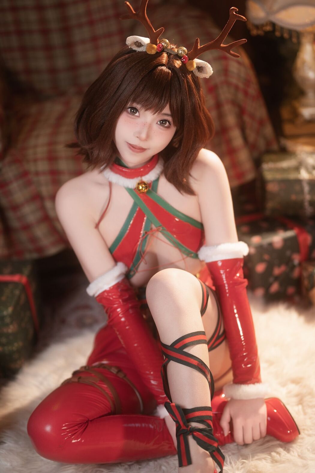 Coser@Bangni邦尼 – 圣诞小鹿 Part1 (47P – 7V)