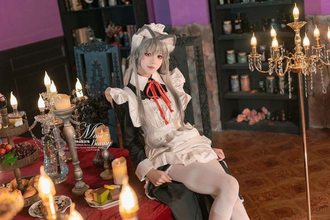Coser@黏黏团子兔 – 2月月票特典 菲奇子女仆 (44P – 1V)