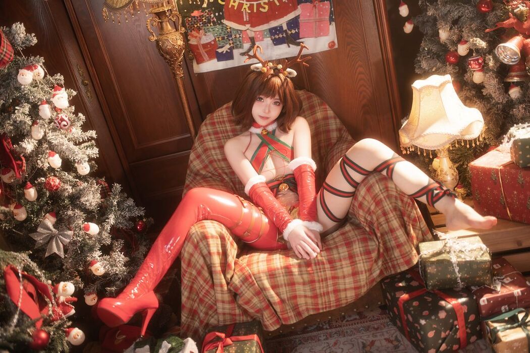 Coser@Bangni邦尼 – 圣诞小鹿 Part2 (46P)