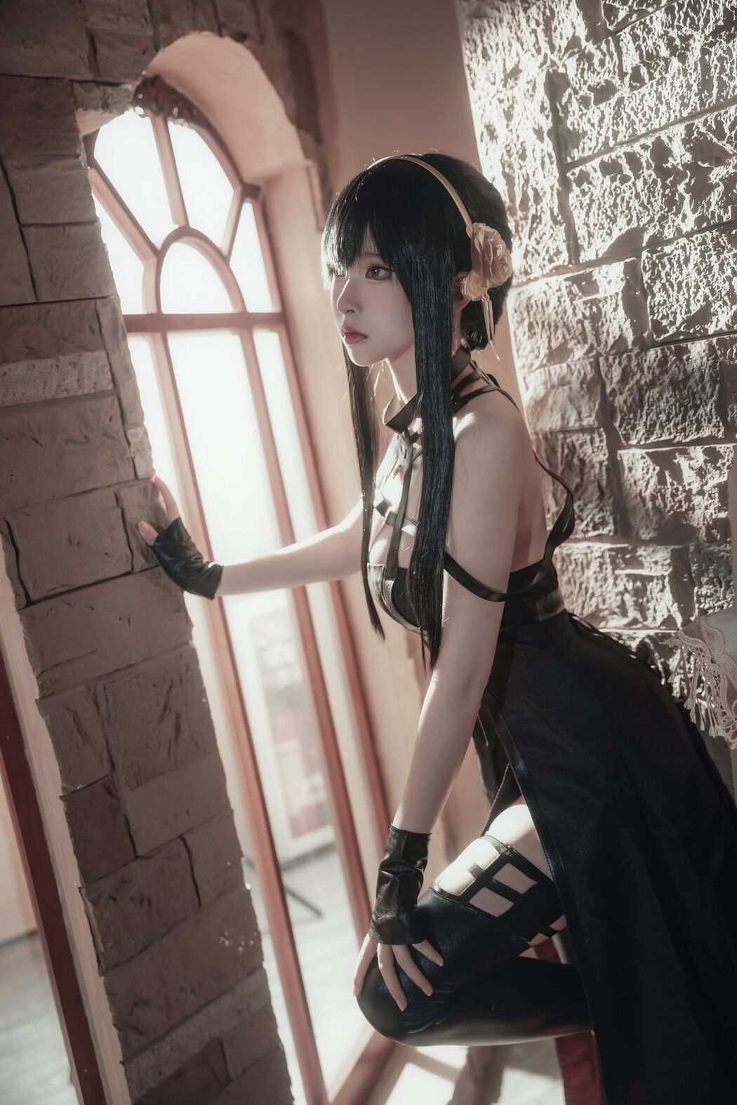 Coser@清水由乃 – 间谍过家家 约尔·福杰 战斗服 (31P)