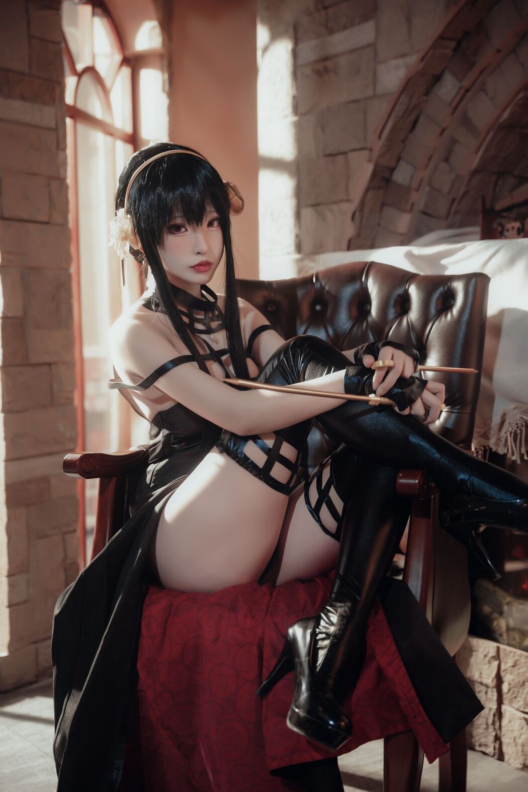 Coser@清水由乃 – 间谍过家家 约尔·福杰 战斗服 (31P)