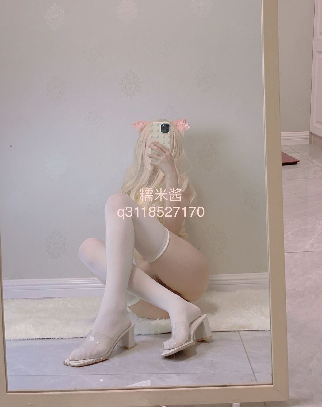 Coser@糯米酱 – 白虎美乳福利姬私拍自慰 Part3 (47P)