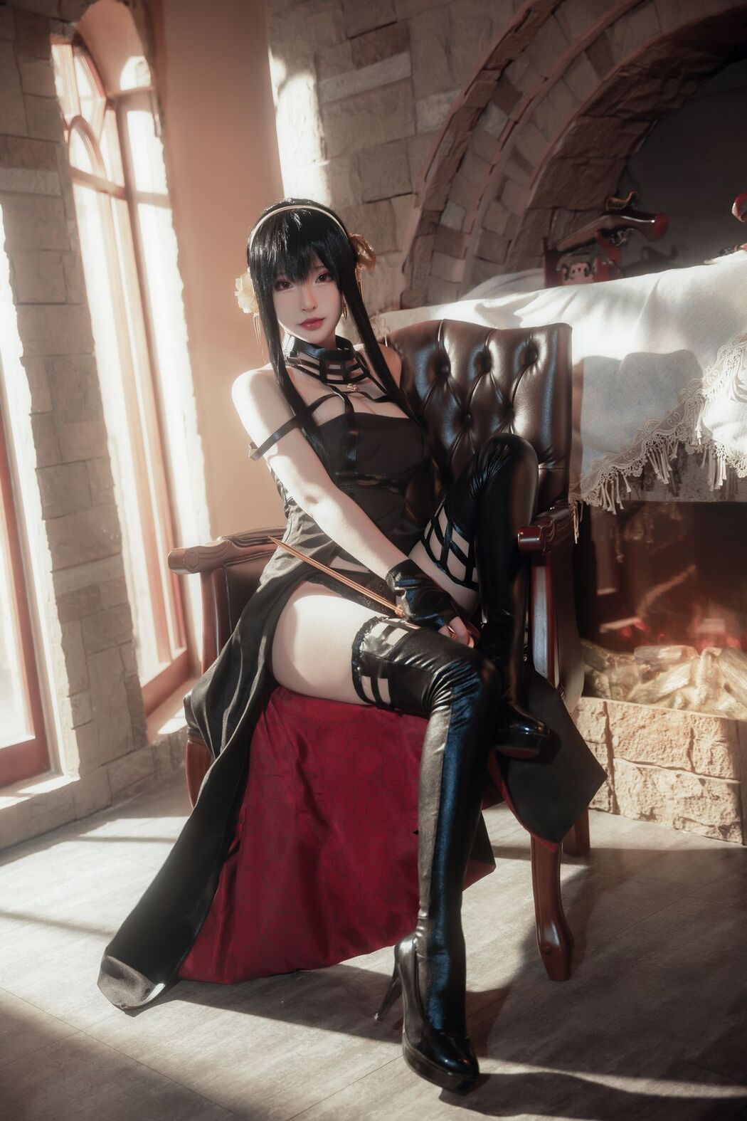 Coser@清水由乃 – 间谍过家家 约尔·福杰 战斗服 (31P)