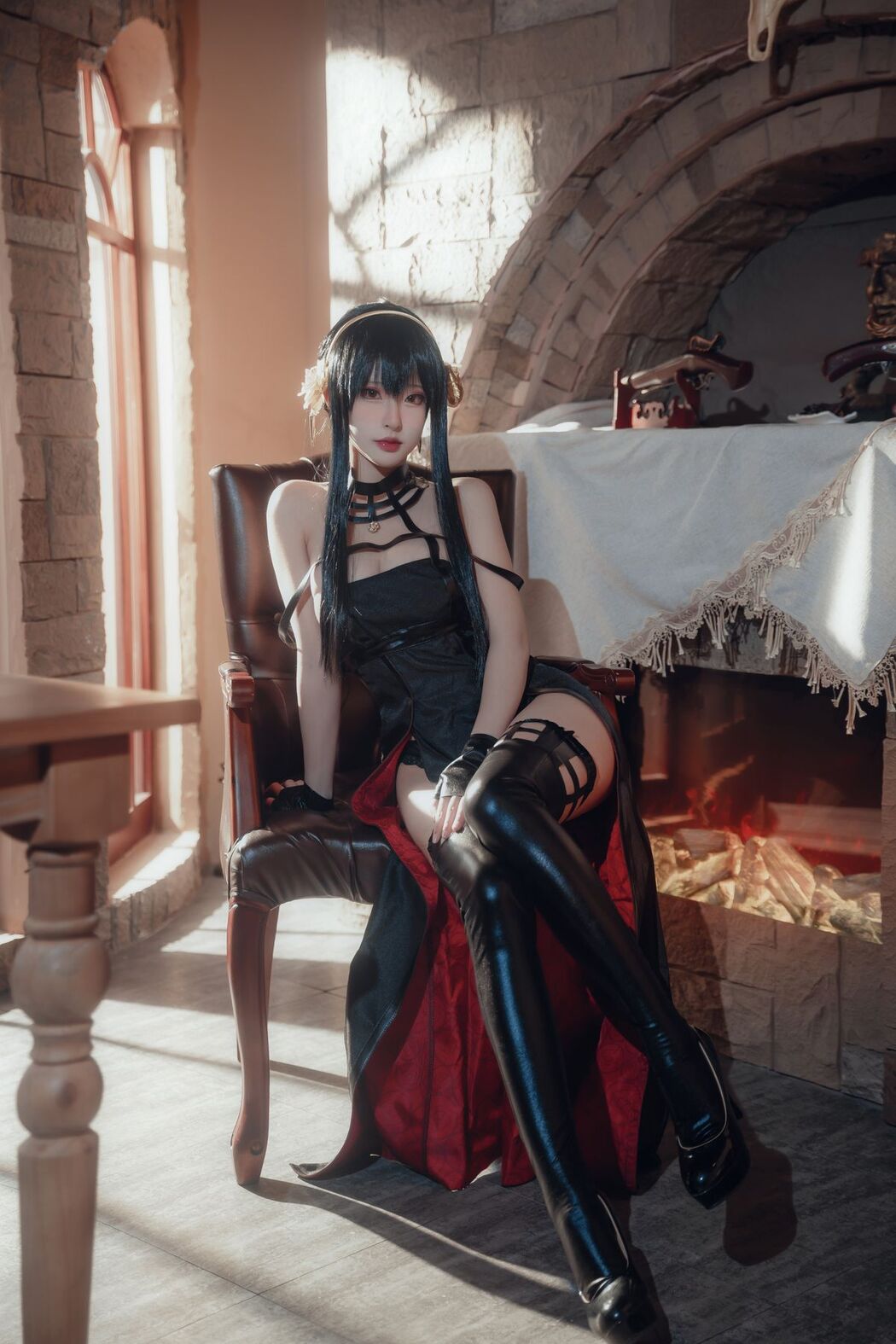 Coser@清水由乃 – 间谍过家家 约尔·福杰 战斗服 (31P)