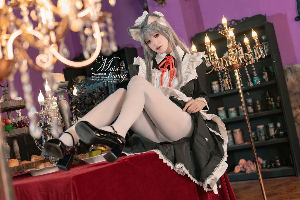 Coser@黏黏团子兔 – 2月月票特典 菲奇子女仆 (44P – 1V)