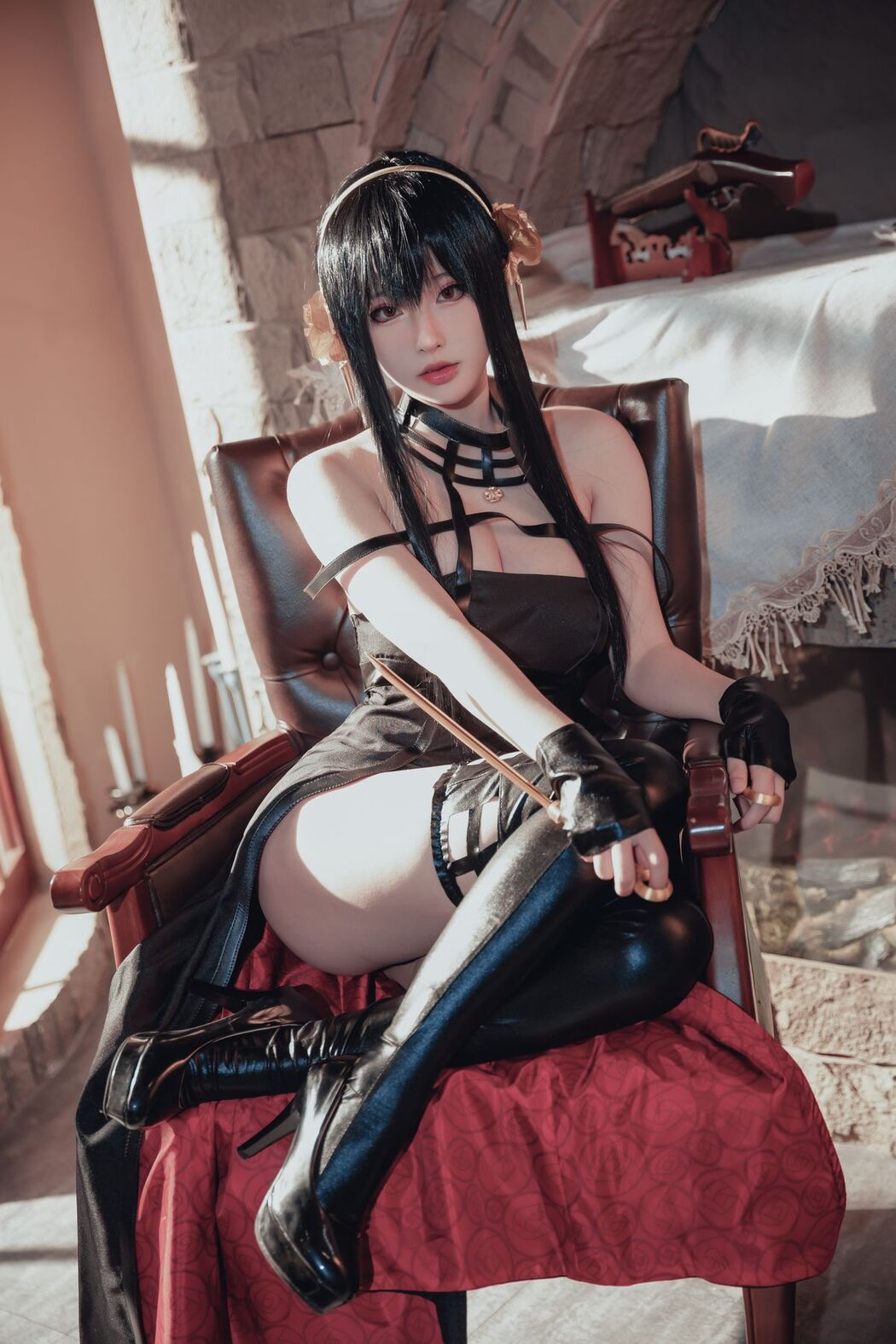Coser@清水由乃 – 间谍过家家 约尔·福杰 战斗服 (31P)