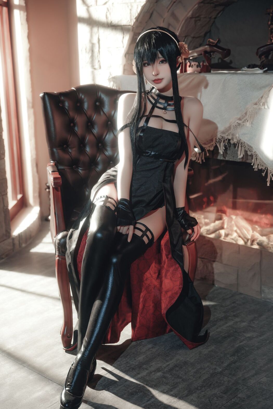 Coser@清水由乃 – 间谍过家家 约尔·福杰 战斗服 (31P)