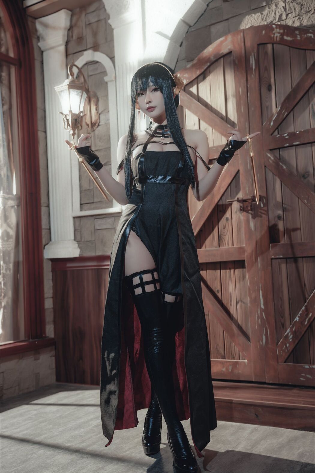Coser@清水由乃 – 间谍过家家 约尔·福杰 战斗服 (31P)