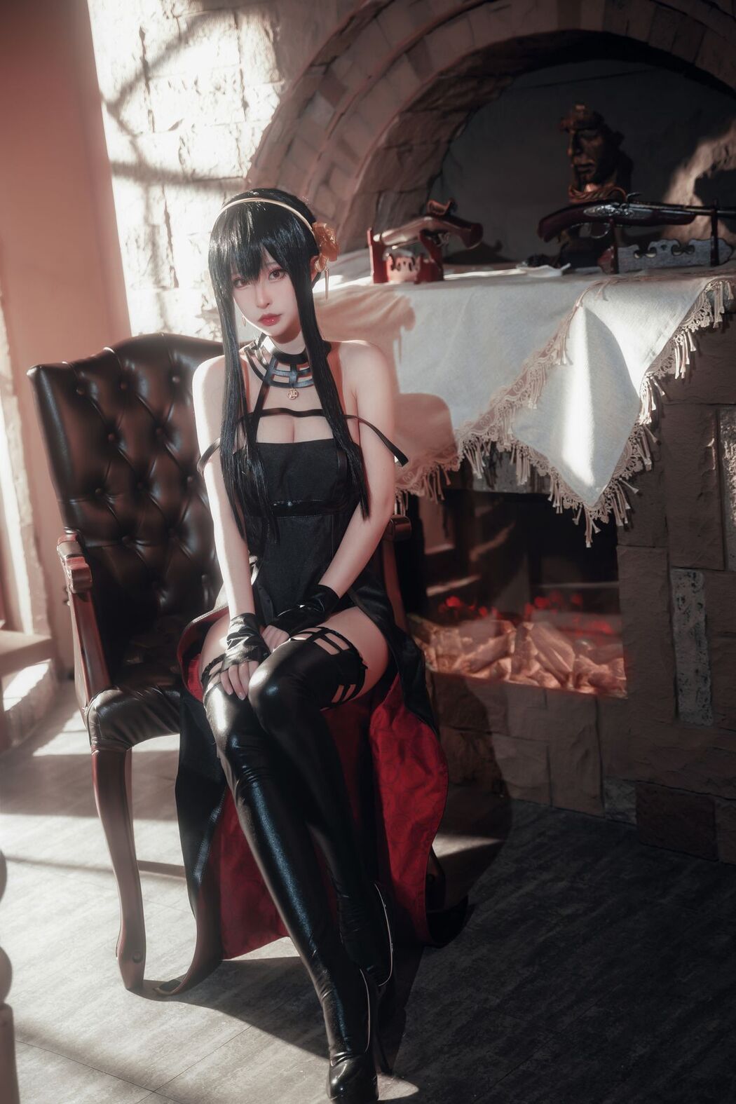 Coser@清水由乃 – 间谍过家家 约尔·福杰 战斗服 (31P)