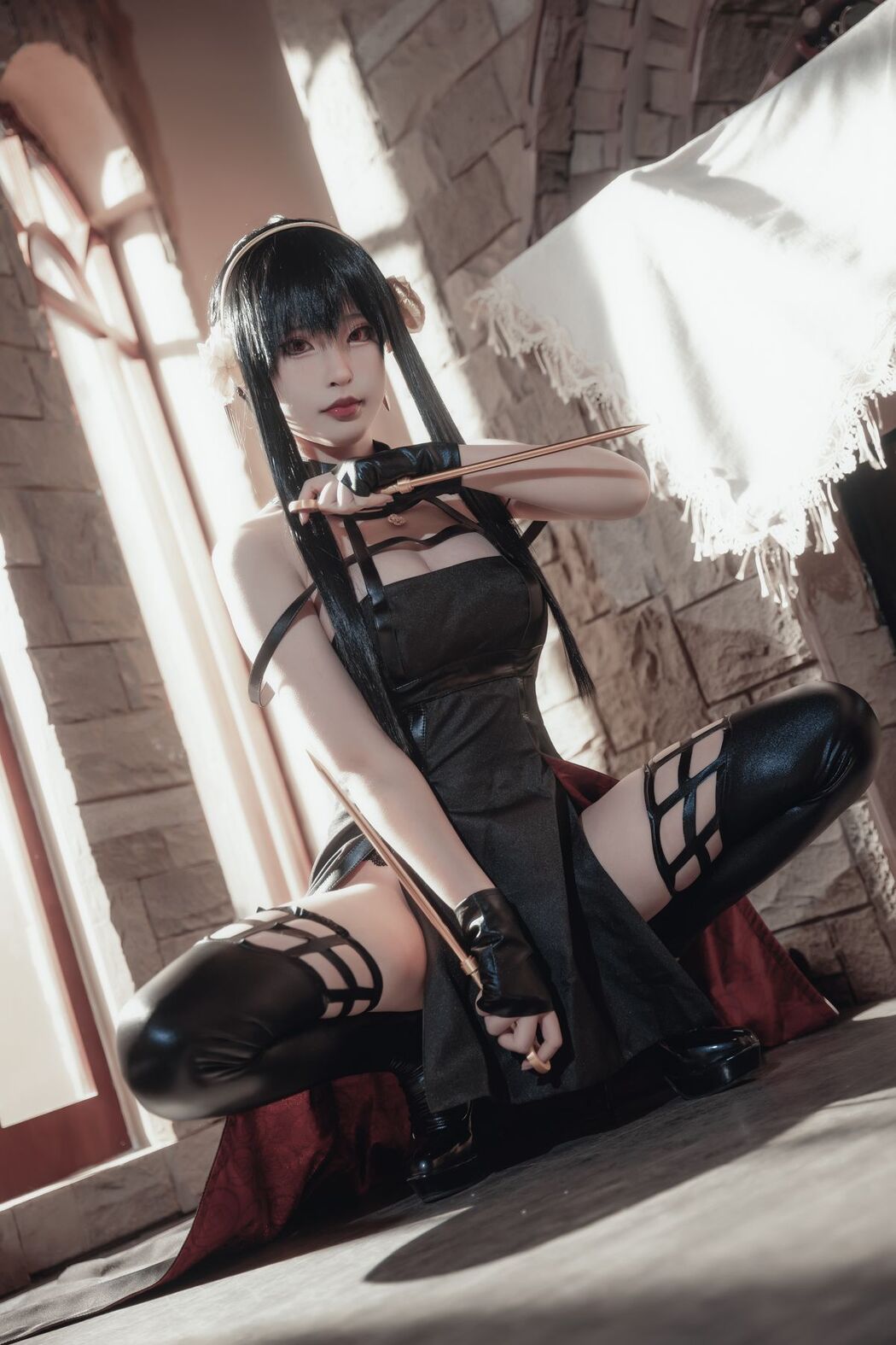 Coser@清水由乃 – 间谍过家家 约尔·福杰 战斗服 (31P)