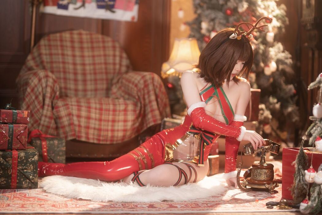 Coser@Bangni邦尼 – 圣诞小鹿 Part1 (47P – 7V)