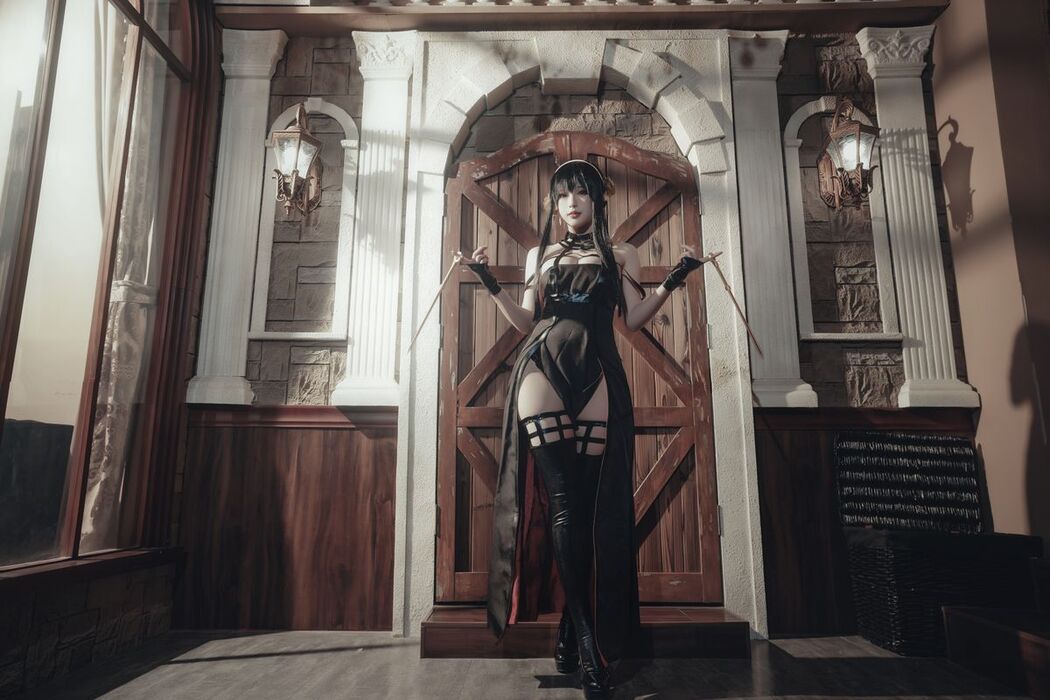 Coser@清水由乃 – 间谍过家家 约尔·福杰 战斗服 (31P)