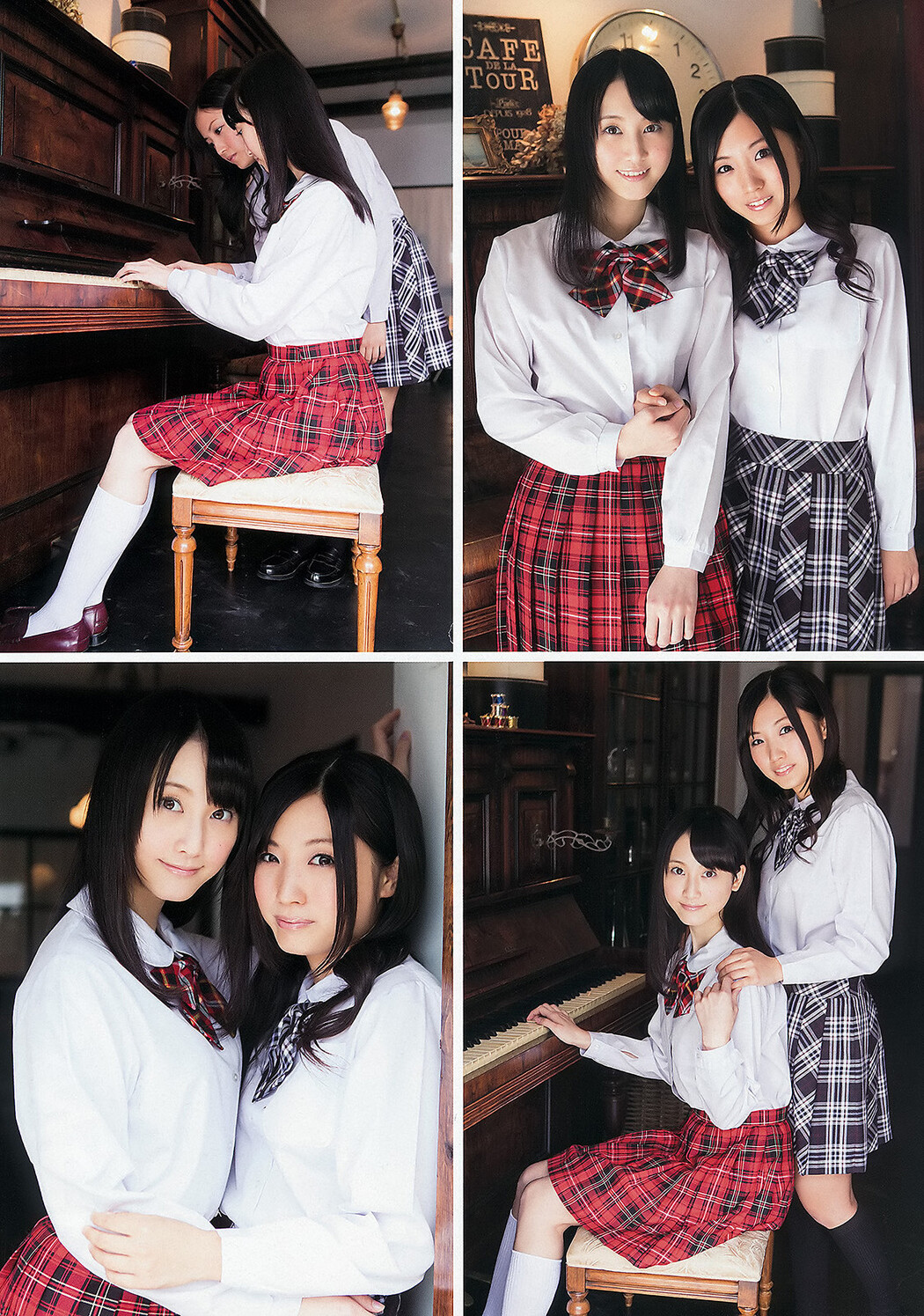 Rena Matsui 松井玲奈, Airi Furukawa 古川愛李, Shiori Ogiso 小木曽汐莉, Akari Suda 須田亜香里, Young Animal 2012 No.18