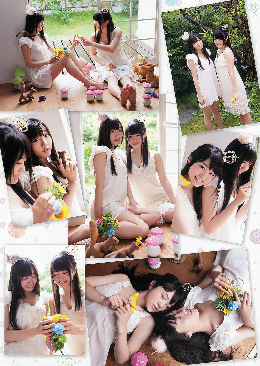 Rena Matsui 松井玲奈, Airi Furukawa 古川愛李, Shiori Ogiso 小木曽汐莉, Akari Suda 須田亜香里, Young Animal 2012 No.18