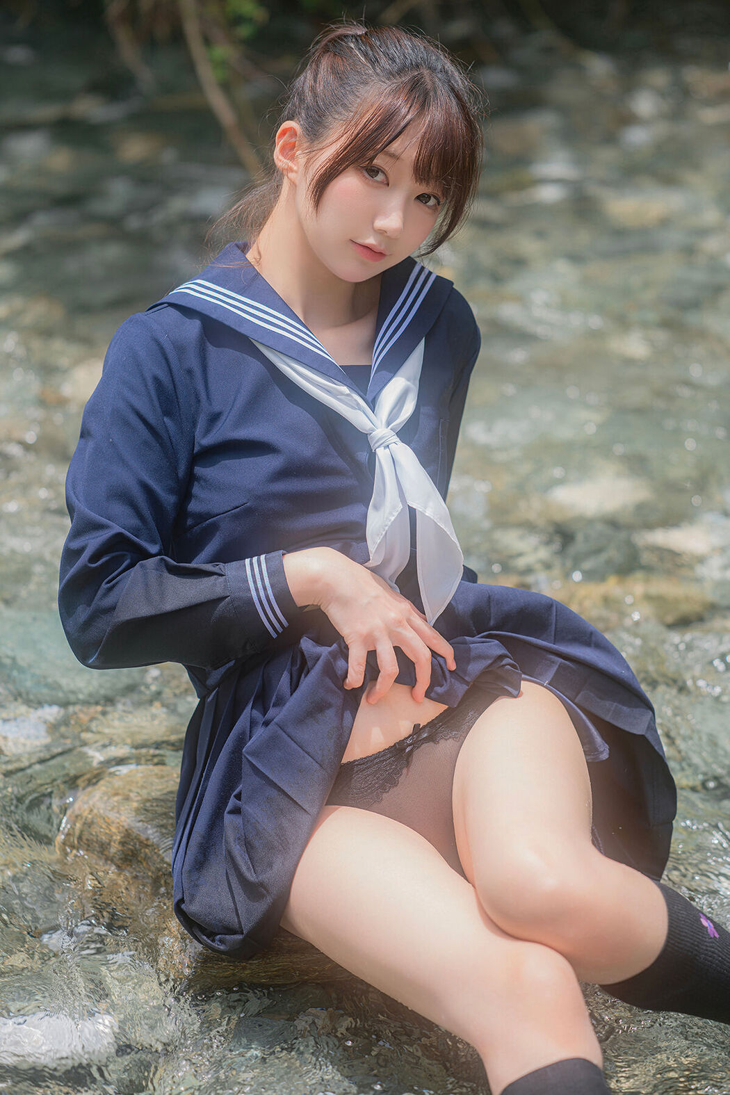 Coser@NAGISA魔物喵 – 川で水遊び Part1 (56P) Cover Photo