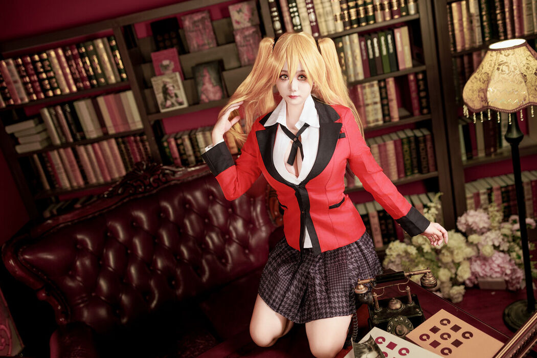 Coser@阿雪雪 &#8211; 狂赌之渊 早乙女芽亚里 制服 (90P)