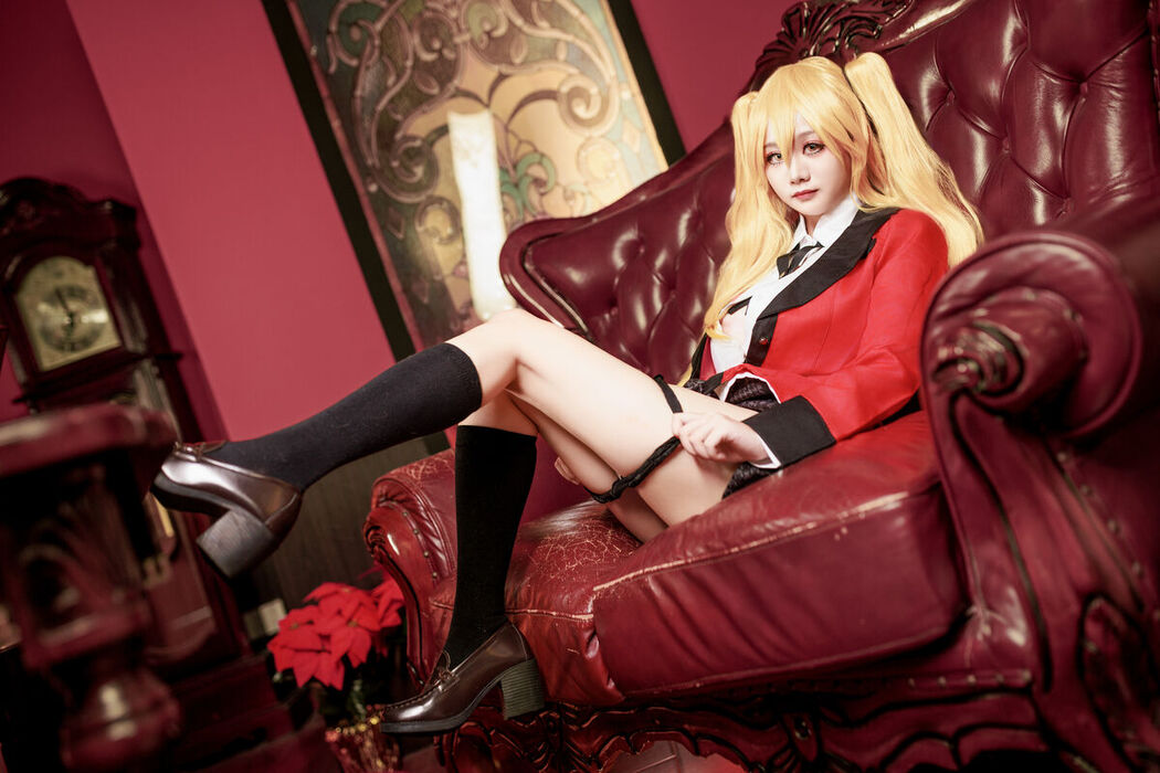 Coser@阿雪雪 &#8211; 狂赌之渊 早乙女芽亚里 制服 (90P)